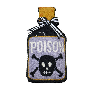 Shaped Poison Bottle Hook Pillow