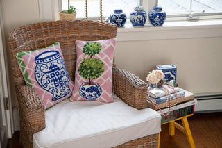 Chinoiserie Pillows, preppy home decor