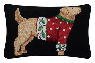 Christmas Pup Hook Pillow