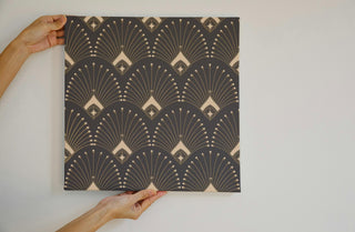 Art Deco Gold Fan Drawer Liner
