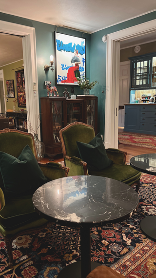 Vintage & Modern Mix Interior from estate sales, furniture auctions, thrift stores, and marketplaces. The Lone Hare
