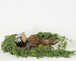 5ft Garland-Soft Touch Dripping Cedar