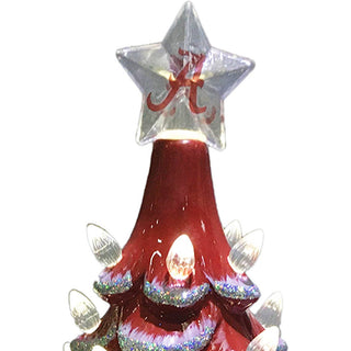 Alabama Ceramic Christmas Tree - 14 inch