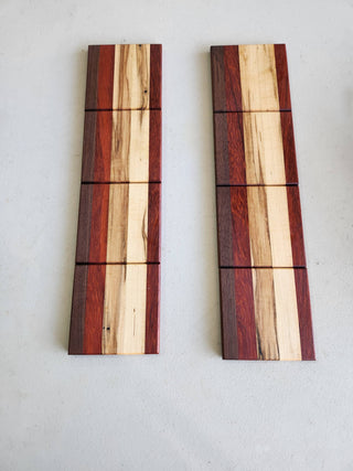 Wooden Coasters - Ambrosia Maple - Walnut - Padauk