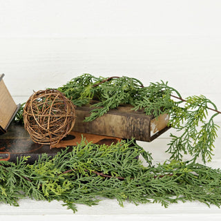 5ft Garland-Soft Touch Dripping Cedar