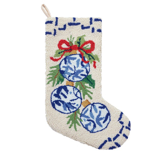 Chinoiserie Ornaments Hook Stocking