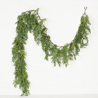 5ft Garland-Soft Touch Dripping Cedar