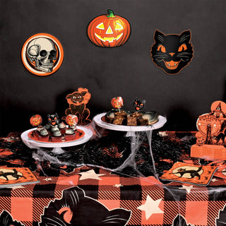 Plastic Vintage Halloween Cutouts, 10"-12", 3/pkg