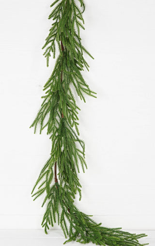 5ft Garland Soft-touch Evergreen Norfolk Pine