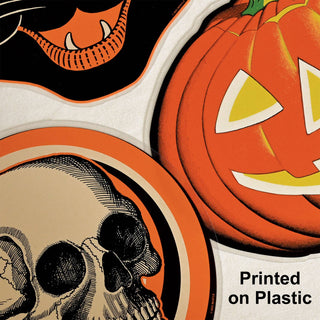 Plastic Vintage Halloween Cutouts, 10"-12", 3/pkg