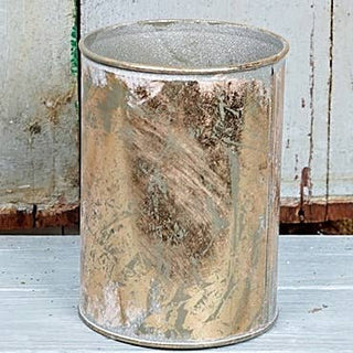 Distressed Gold Bucket