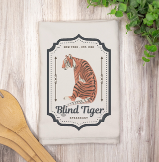 Blind Tiger Speakeasy Bar Towel - Prohibition Decor