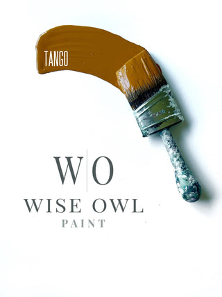 Tango chalk paaint from wise owl swoop on whtie background