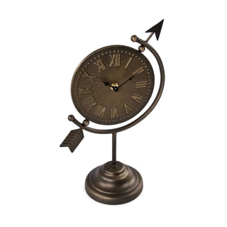 Arrow Iron Table Clock