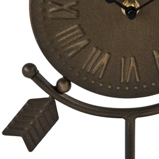 Arrow Iron Table Clock