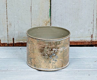 Distressed Gold Bucket