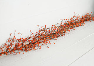 Orange Pips Garland, 4.5ft