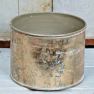 Distressed Gold Bucket