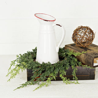 Wispy Wreath-Mixed Cypress