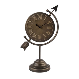 Arrow Iron Table Clock