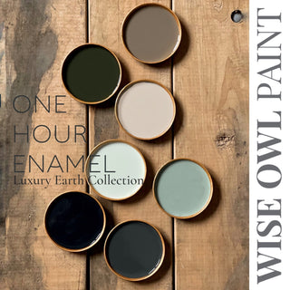 Wise Owl One Hour Enamel Paint DARK FOREST OHE furniture paint cabinet paint best enamel paint diy upcycle durable satin paint with topcoat