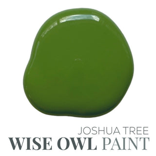 Joshua Tree Wise Owl Chalk Synthesis Paint, green chalk paint for furniture, furniture refinishing paint chalk style paint blending paint