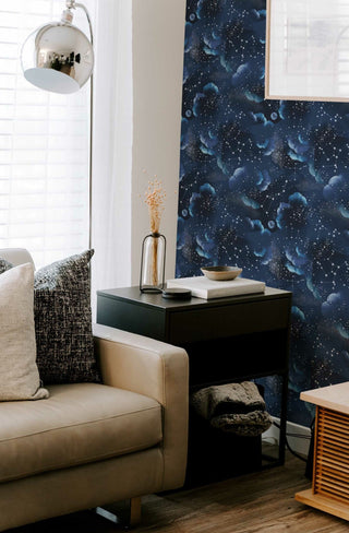 night sky drawer liner as wallpaper