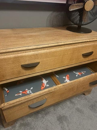 Japanese Koi Fish Drawer Liner