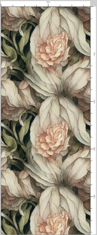 Blush Floral Peel and Stick Drawer Liner