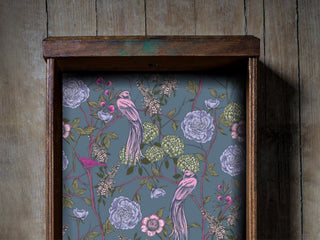 Blue Floral Drawer Liner