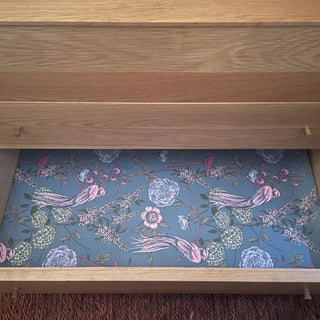 Blue Floral Drawer Liner