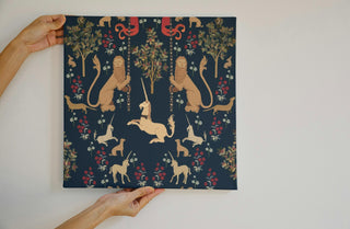 Medieval Fantasy Forest Drawer Liner, Peel and Stick or Paper shelf liner contact paper for drawers, Renaissance Shelf Liner