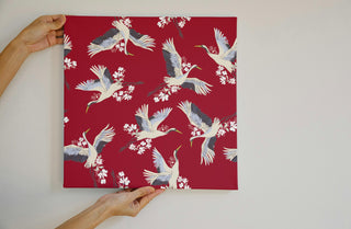 Red Chinoiserie Drawer Liner