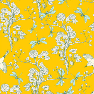 Yellow Chinoiserie Mint Tissue Paper Mint by Michelle Decoupage Tissue Paper Seamless Pattern decoupage Paper for furniture