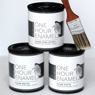 One Hour Enamel Clear - The Lone HareOne Hour Enamel ClearQuartSatin